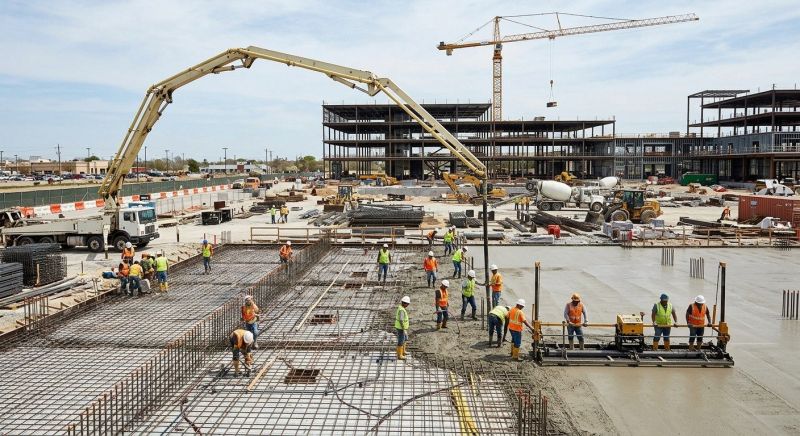 Commercial Slab Installation in Alexandria, VA