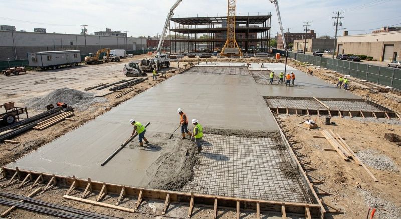 Commercial Slab Installation in Woodbridge, VA