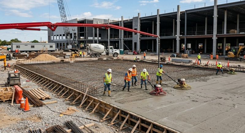 Commercial Slab Installation in Cape Coral, FL