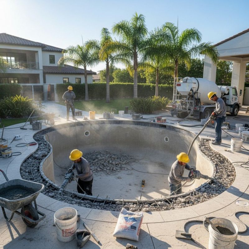 Pool Slab Installation