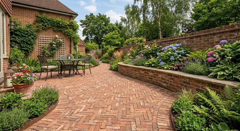Brick Hardscape Construction in West Hartford, CT