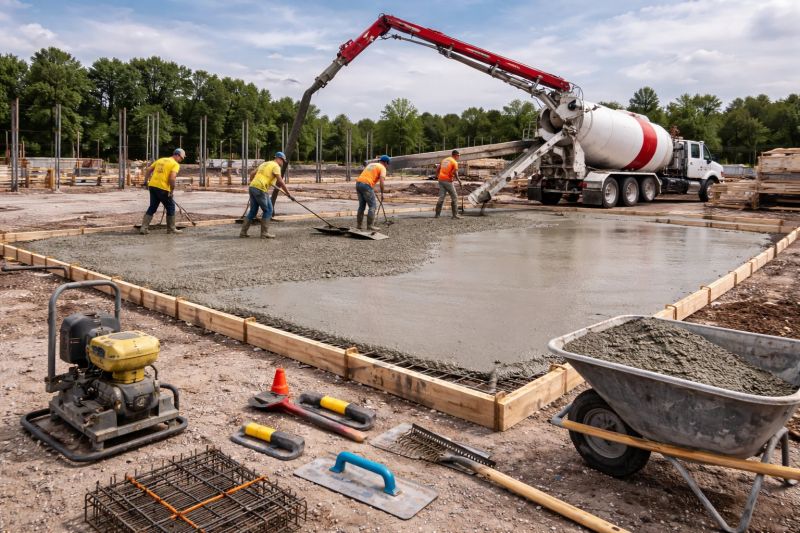 Commercial Slab Construction in Clarksville, TN