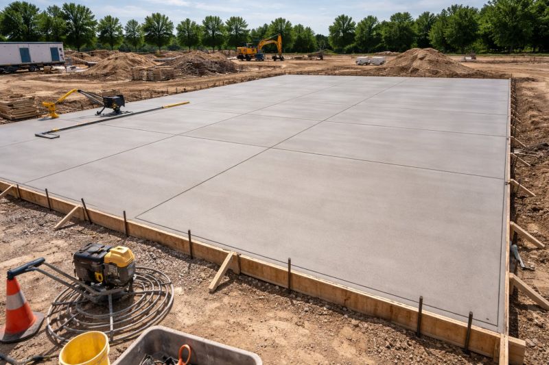 Commercial Slab Installation in Columbia, SC