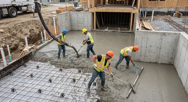 Concrete Basement Pouring in Fredericksburg, VA
