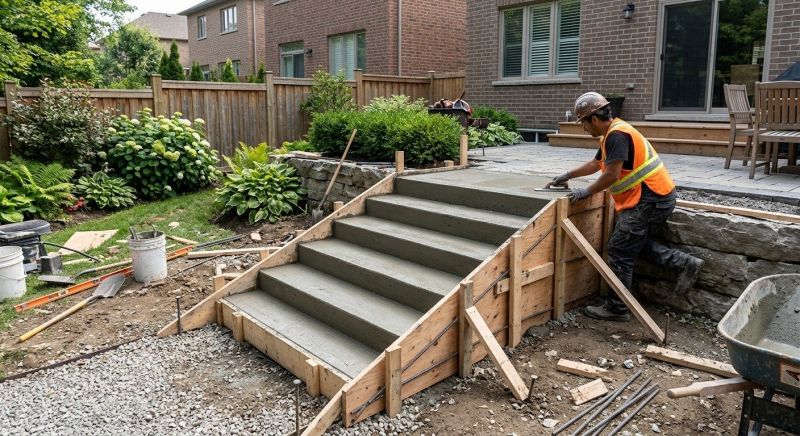 Concrete Steps Pouring in Salt Lake City, UT