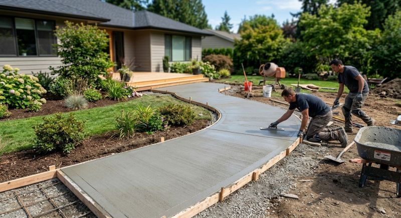 Concrete Walkway Installation in Fort Collins, CO