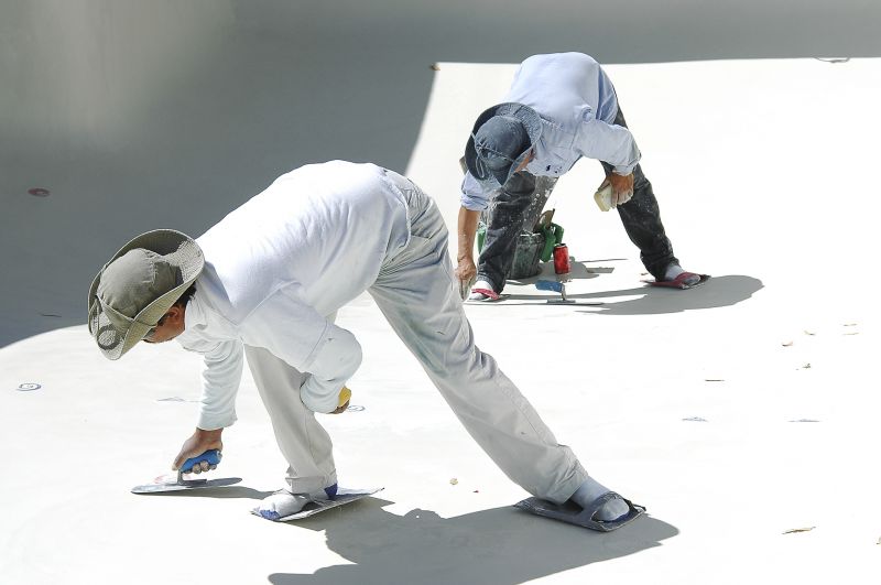 Pool Slab Installation detail