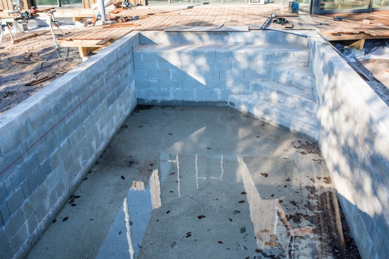 Pool Slab Installation detail