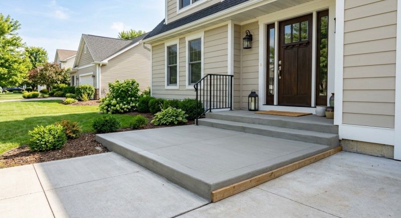 Porch Concrete Pouring in Denver, CO